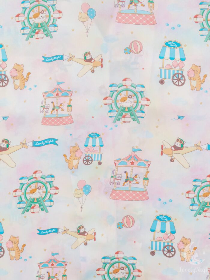 ชุดนอน LovelyNight แขนสั้น-ขาสั้น Candy Cat Land A14 - Image 12