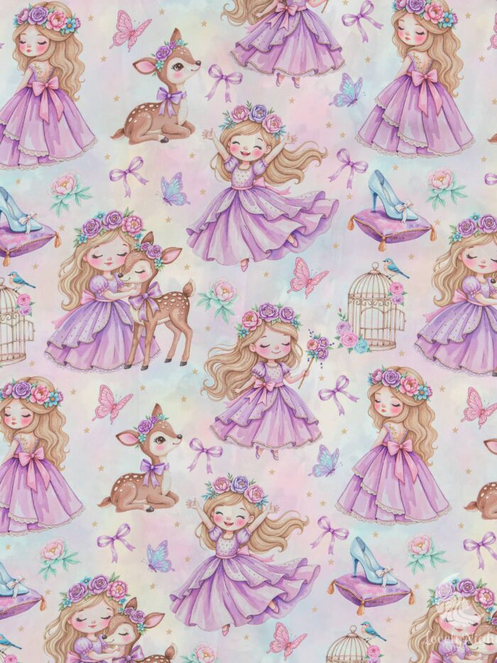 ชุดนอน LovelyNight แขนยาว-ขายาว Princess B15 - Image 13