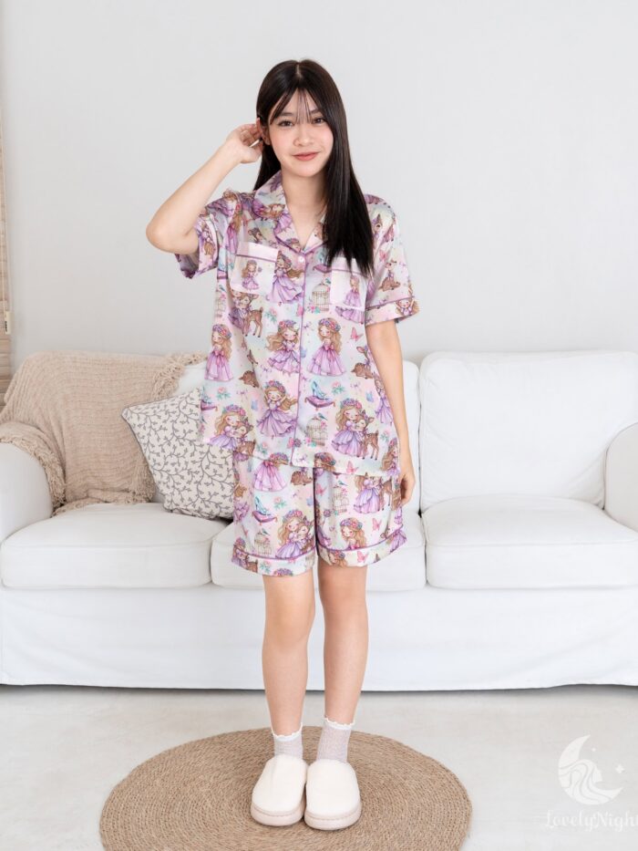 ชุดนอน LovelyNight แขนสั้น-ขาสั้น Princess A15 - Image 8