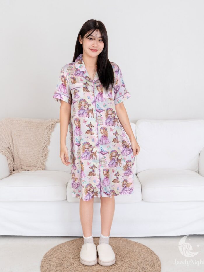ชุดนอน LovelyNight กระโปรง Princess C15 - Image 6