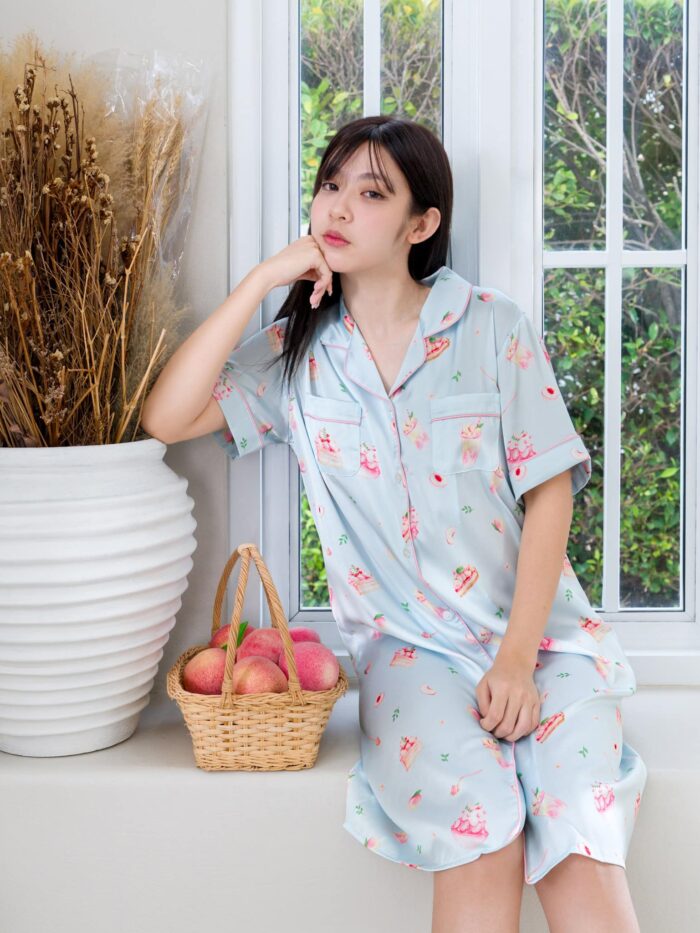 ชุดนอน LovelyNight กระโปรง Sweet Peach C16 - Image 6