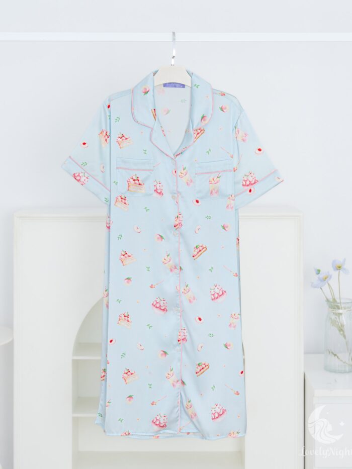 ชุดนอน LovelyNight กระโปรง Sweet Peach C16 - Image 10