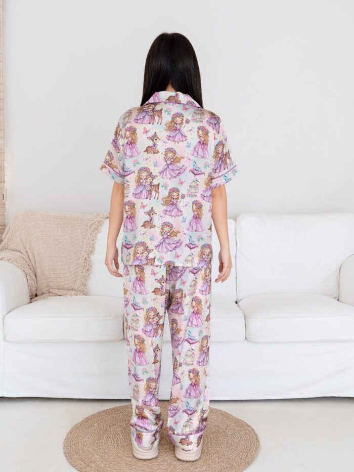 ชุดนอน LovelyNight แขนสั้น-ขายาว Princess D15 - Image 9