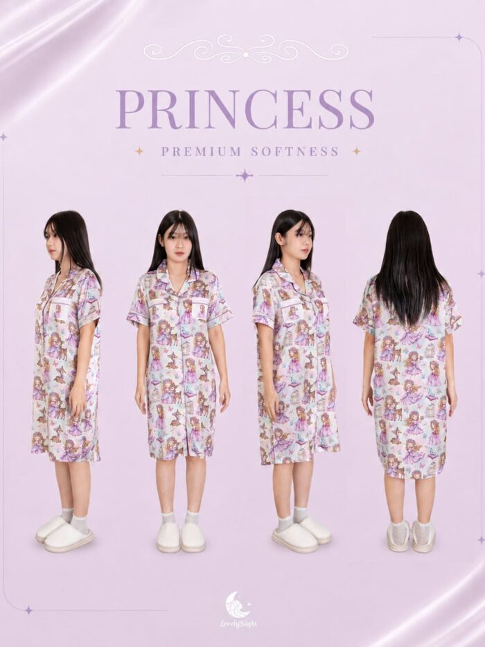 ชุดนอน LovelyNight กระโปรง Princess C15 - Image 9