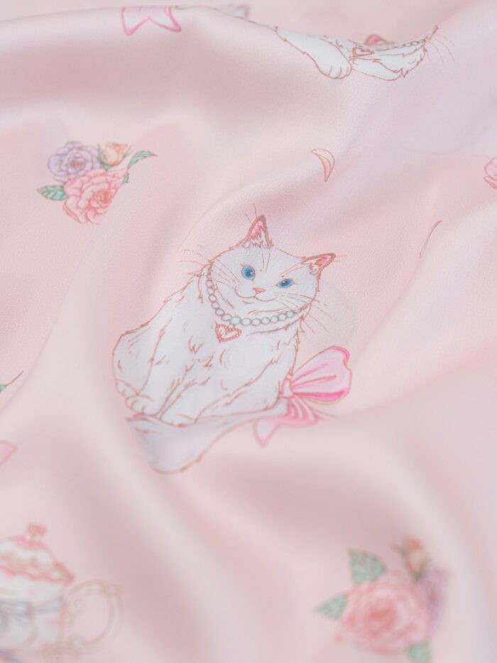 ชุดนอน LovelyNight แขนยาว-ขายาว Cat Afternoon Tea B17 - Image 16