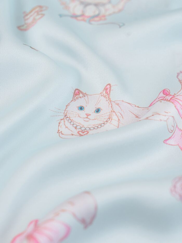 ชุดนอน LovelyNight แขนยาว-ขายาว Cat Afternoon Tea B17 - Image 13