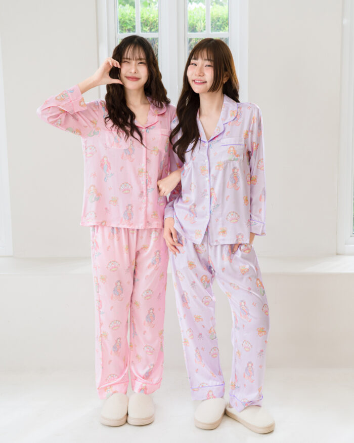 ชุดนอน LovelyNight แขนยาว-ขายาว Pretty Mermaid B24
