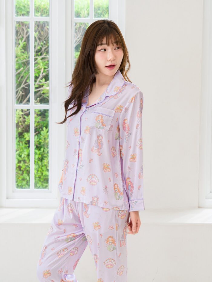 ชุดนอน LovelyNight แขนยาว-ขายาว Pretty Mermaid B24 - Image 8