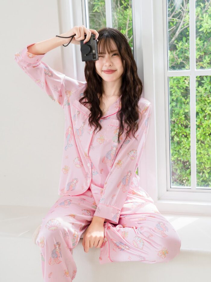 ชุดนอน LovelyNight แขนยาว-ขายาว Pretty Mermaid B24 - Image 7