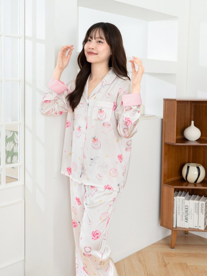 ชุดนอน LovelyNight แขนยาว-ขายาว Makeup B26 - Image 6