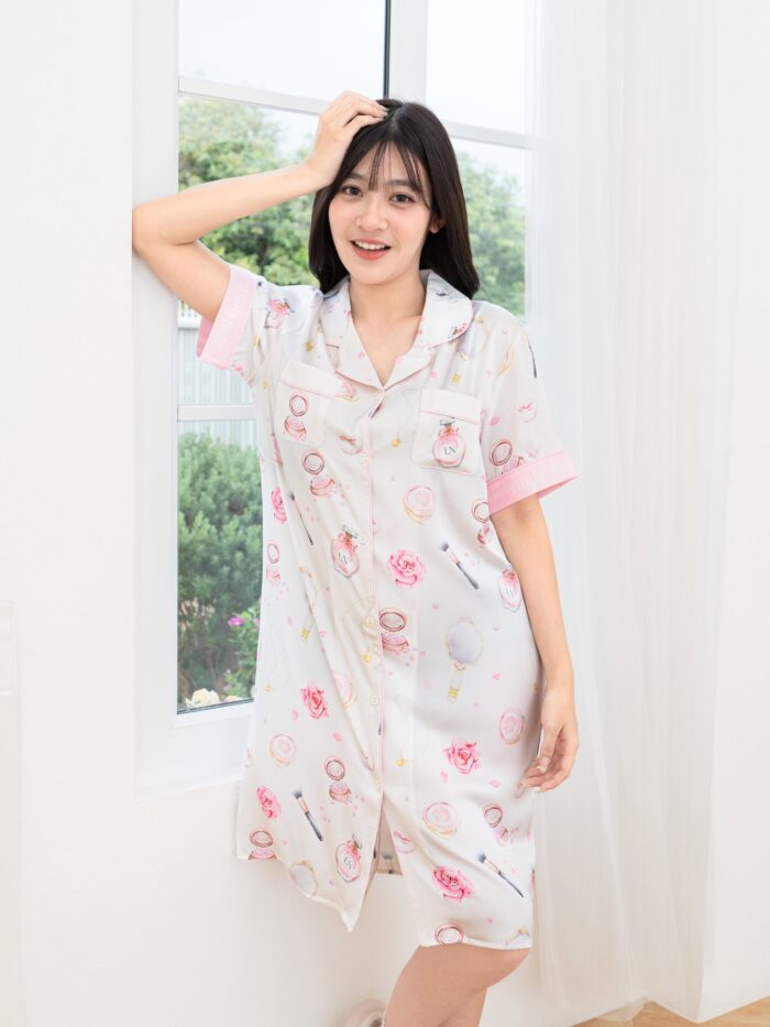 ชุดนอน LovelyNight กระโปรง Makeup C26 - Image 2