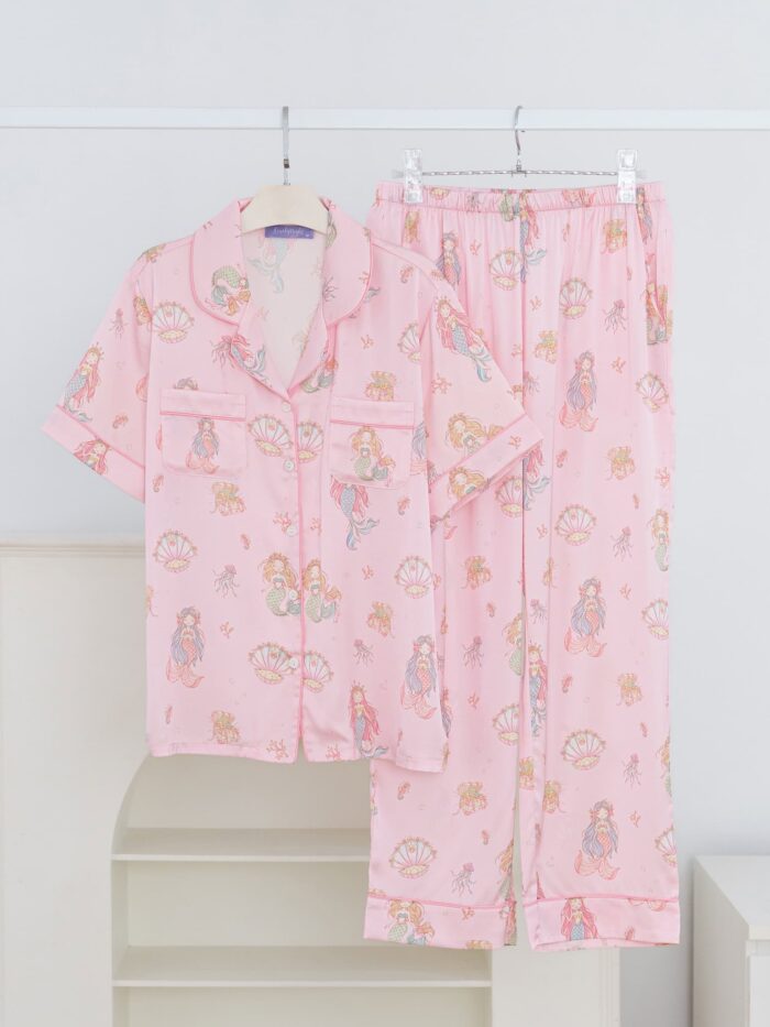 ชุดนอน LovelyNight แขนสั้น-ขายาว Pretty Mermaid D24 - Image 16