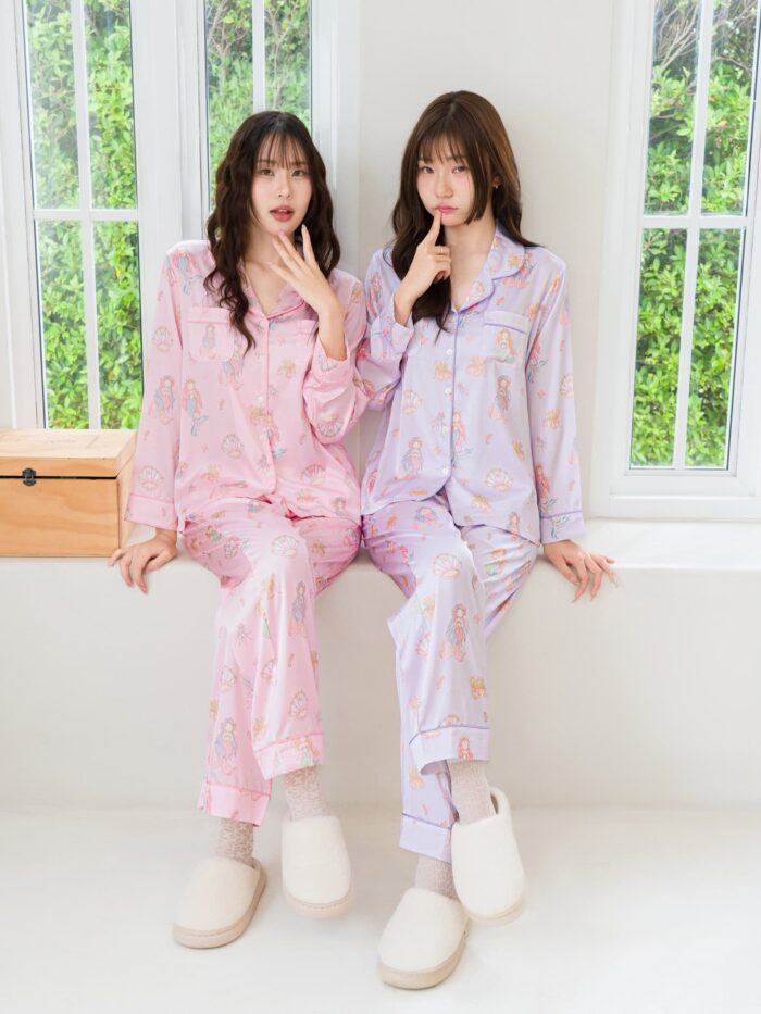 ชุดนอน LovelyNight แขนยาว-ขายาว Pretty Mermaid B24 - Image 5
