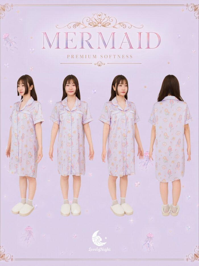ชุดนอน LovelyNight กระโปรง Pretty Mermaid C24 - Image 10