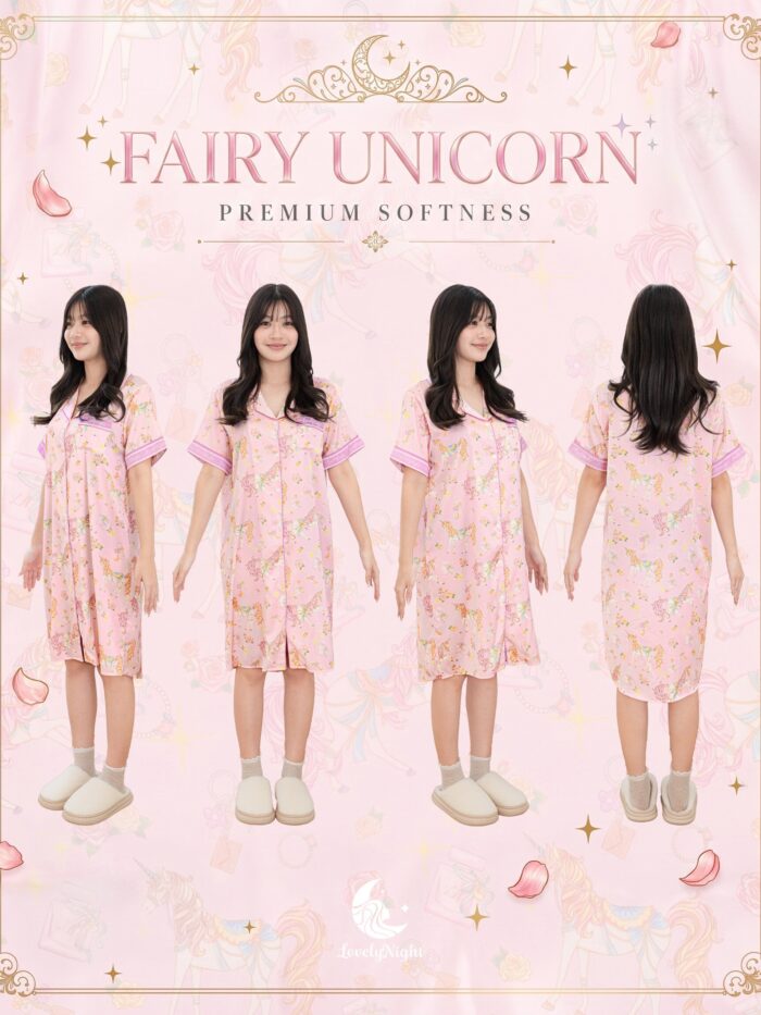 ชุดนอน LovelyNight กระโปรง Fairy Unicorn C25 - Image 8
