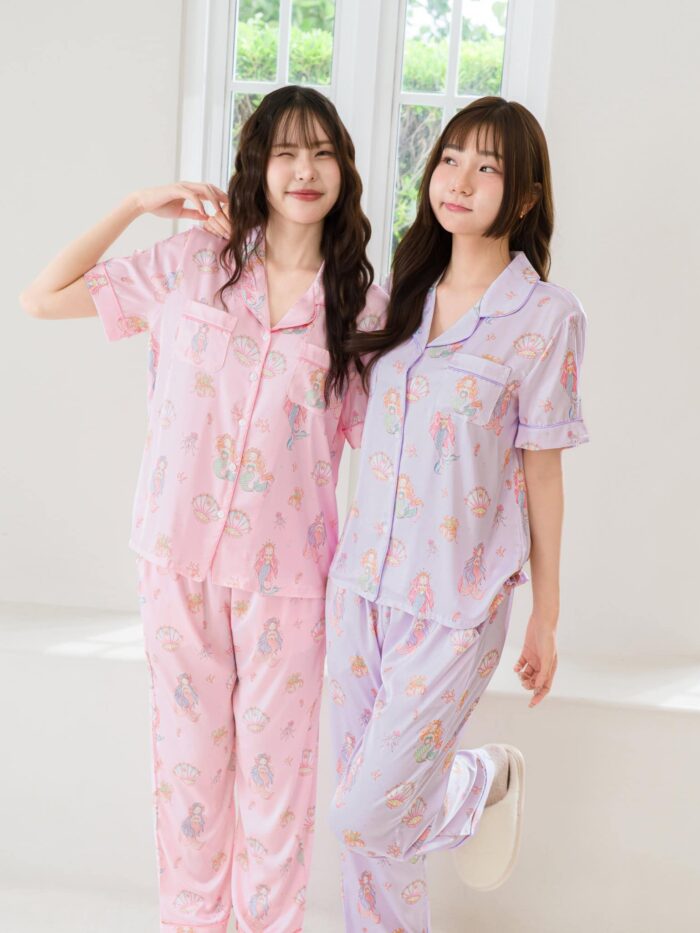 ชุดนอน LovelyNight แขนสั้น-ขายาว Pretty Mermaid D24 - Image 2