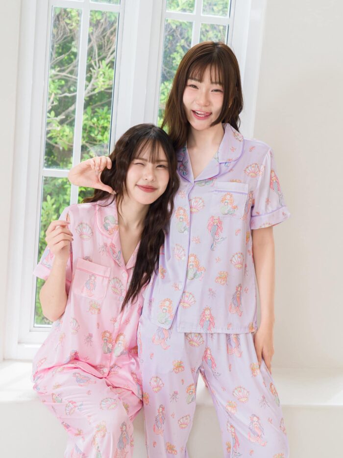 ชุดนอน LovelyNight แขนสั้น-ขายาว Pretty Mermaid D24 - Image 3