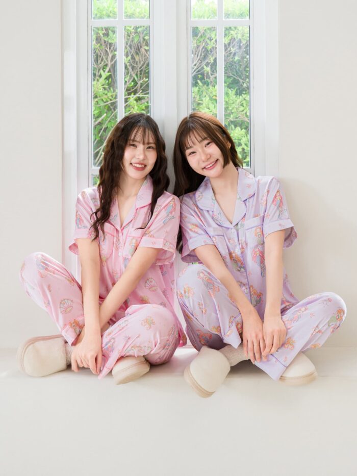 ชุดนอน LovelyNight แขนสั้น-ขายาว Pretty Mermaid D24 - Image 5