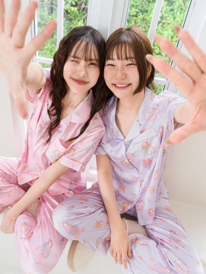 ชุดนอน LovelyNight แขนสั้น-ขายาว Pretty Mermaid D24 - Image 4