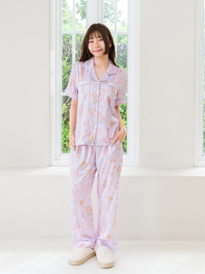 ชุดนอน LovelyNight แขนสั้น-ขายาว Pretty Mermaid D24 - Image 9