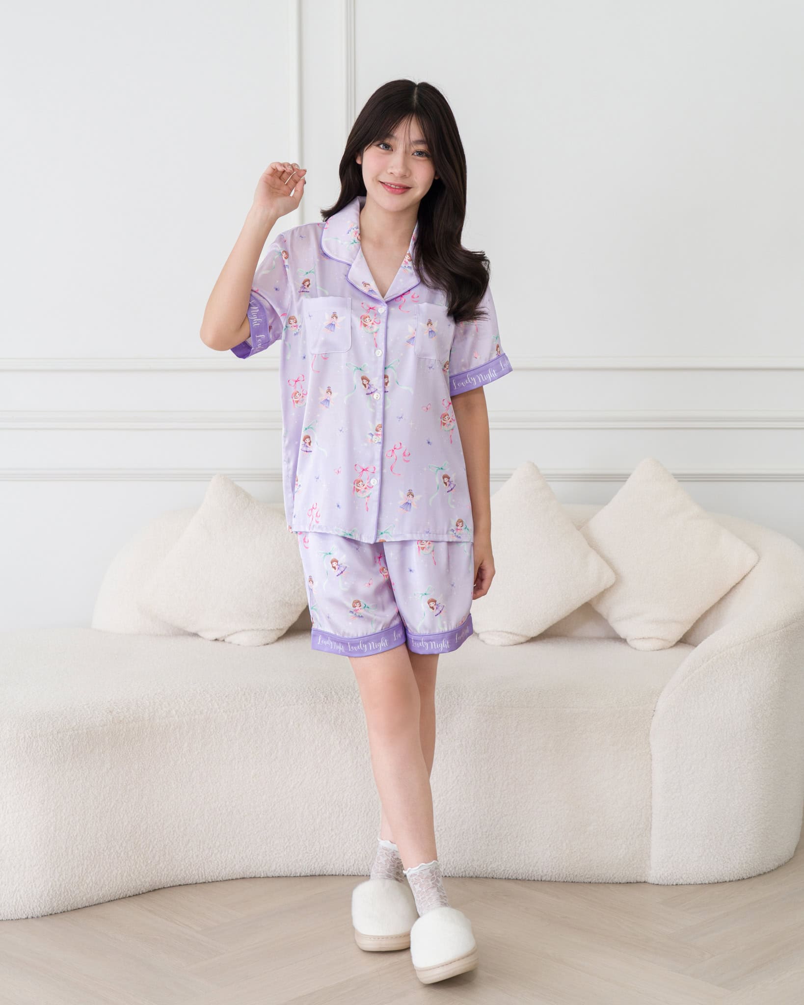 ชุดนอน LovelyNight แขนสั้น-ขาสั้น Little Angel A28 - Image 9