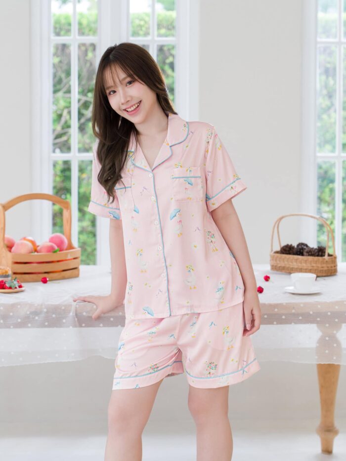 ชุดนอน LovelyNight แขนสั้น-ขาสั้น Cozy Duck A30 - Image 9