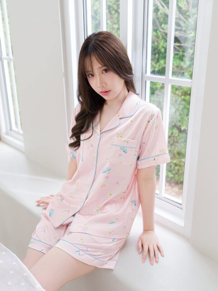 ชุดนอน LovelyNight แขนสั้น-ขาสั้น Cozy Duck A30 - Image 10