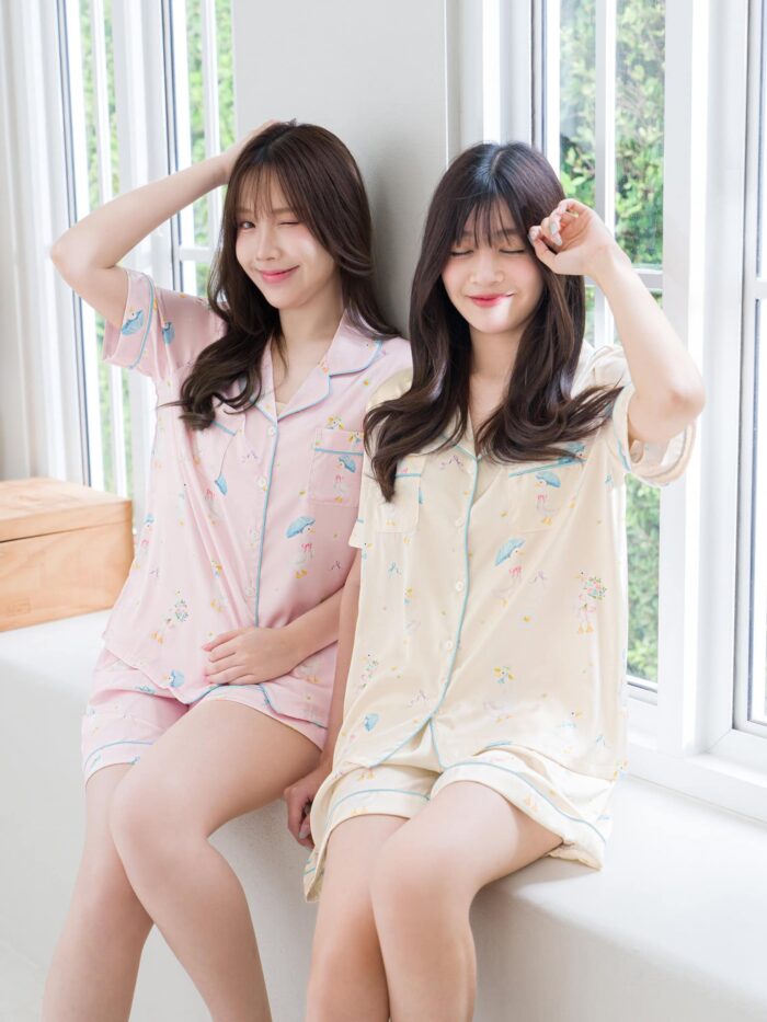 ชุดนอน LovelyNight แขนสั้น-ขาสั้น Cozy Duck A30 - Image 5
