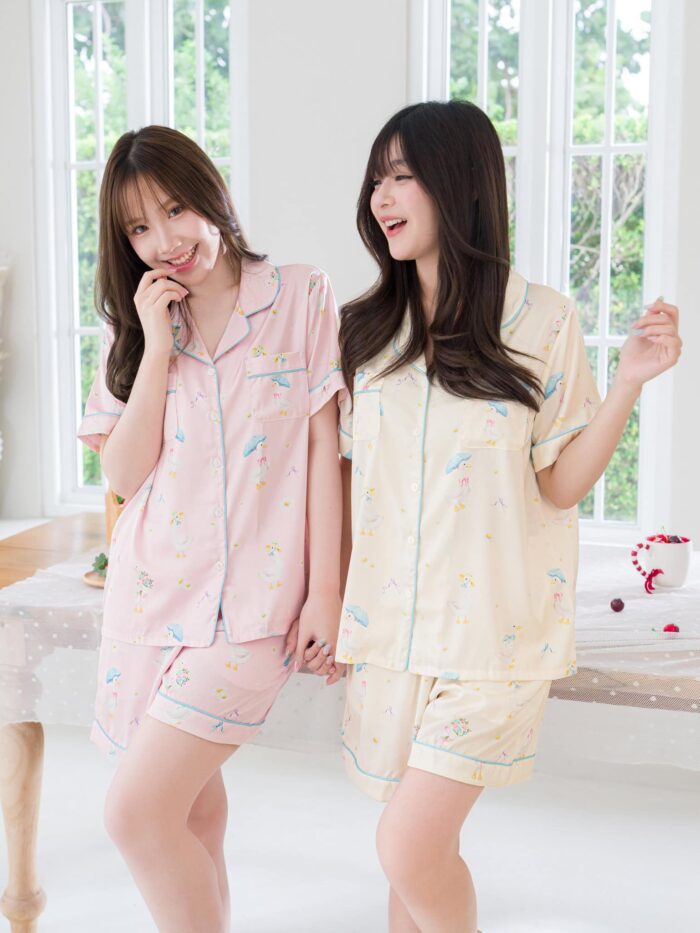 ชุดนอน LovelyNight แขนสั้น-ขาสั้น Cozy Duck A30 - Image 3