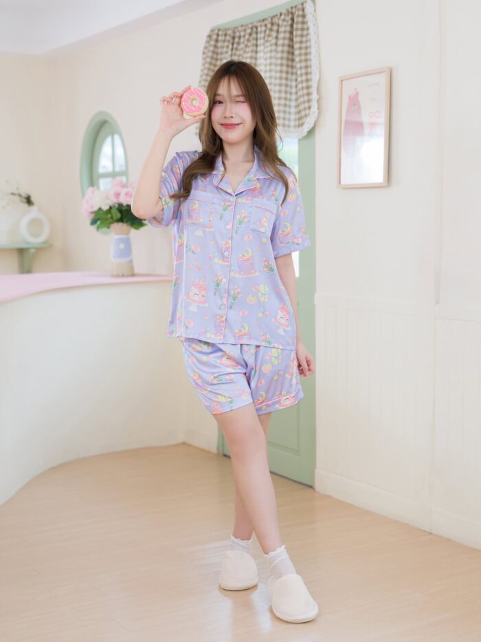 ชุดนอน LovelyNight แขนสั้น-ขาสั้น Dreamy Cake A32 - Image 7