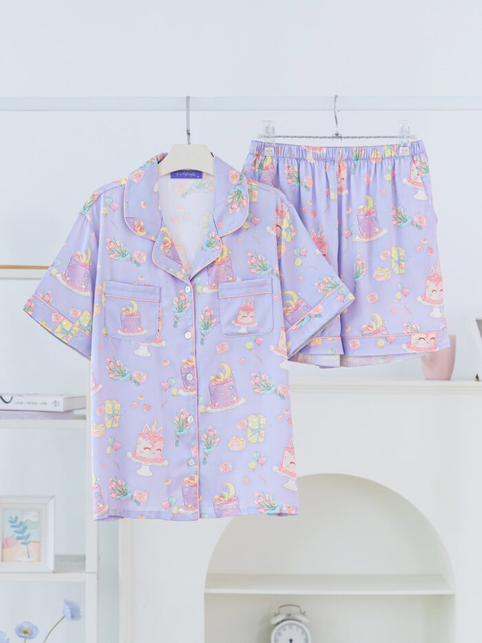 ชุดนอน LovelyNight แขนสั้น-ขาสั้น Dreamy Cake A32 - Image 8
