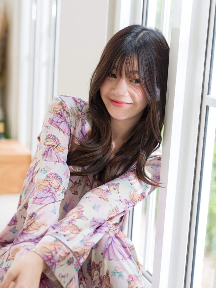 ชุดนอน LovelyNight แขนยาว-ขายาว Princess B15 - Image 2