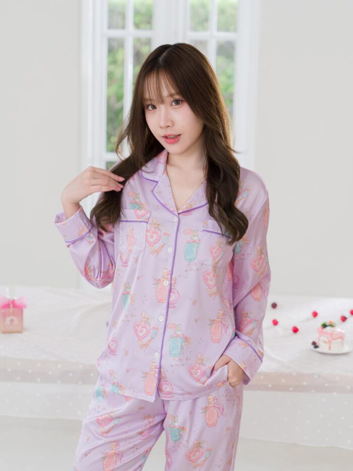 ชุดนอน LovelyNight แขนยาว-ขายาว Perfume B27 - Image 8