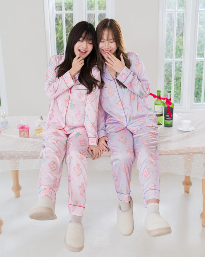 ชุดนอน LovelyNight แขนยาว-ขายาว Perfume B27