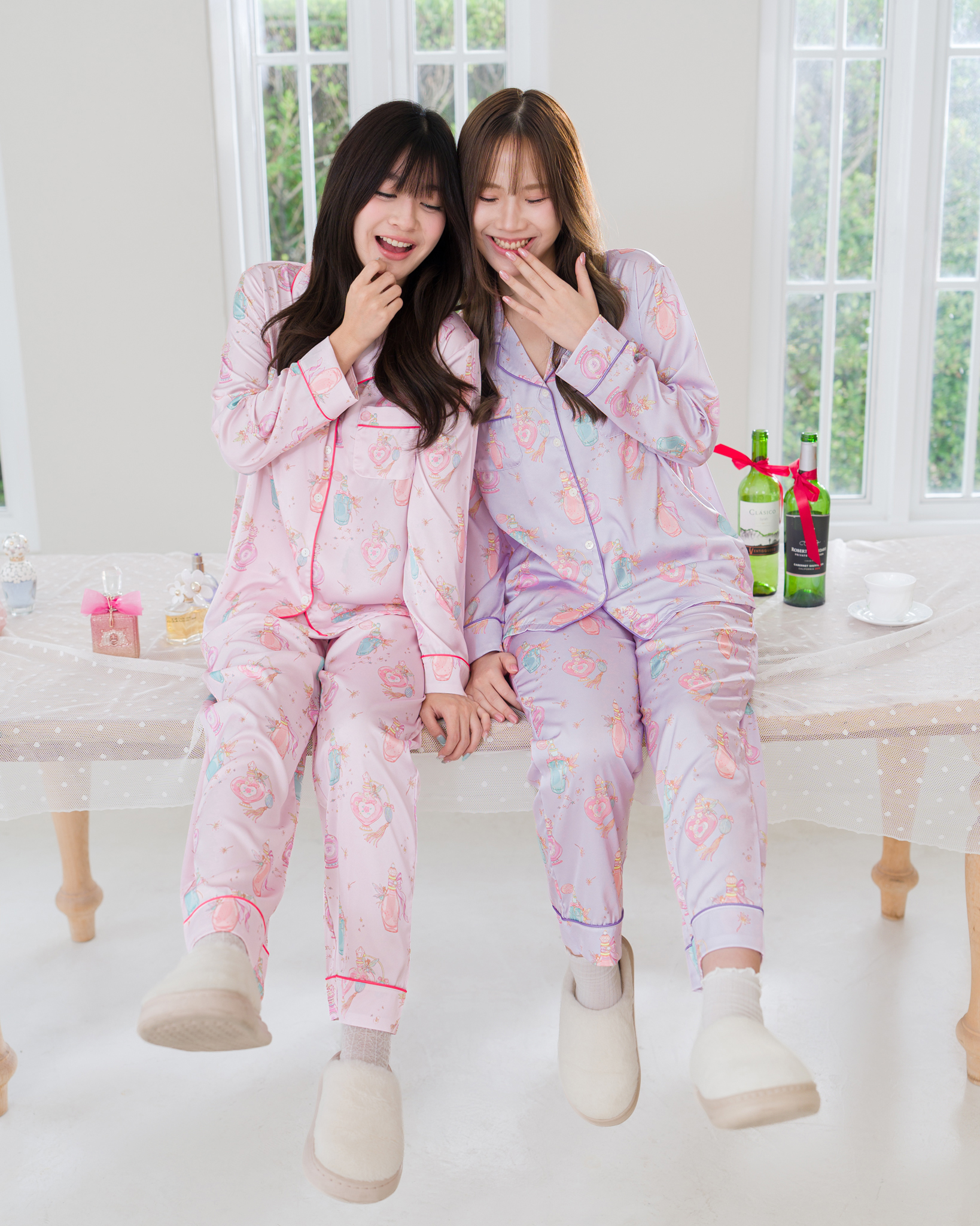 ชุดนอน LovelyNight แขนยาว-ขายาว Perfume B27