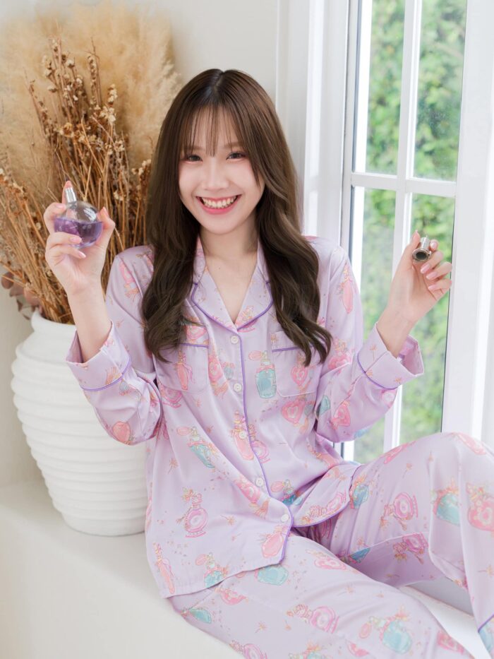 ชุดนอน LovelyNight แขนยาว-ขายาว Perfume B27 - Image 7