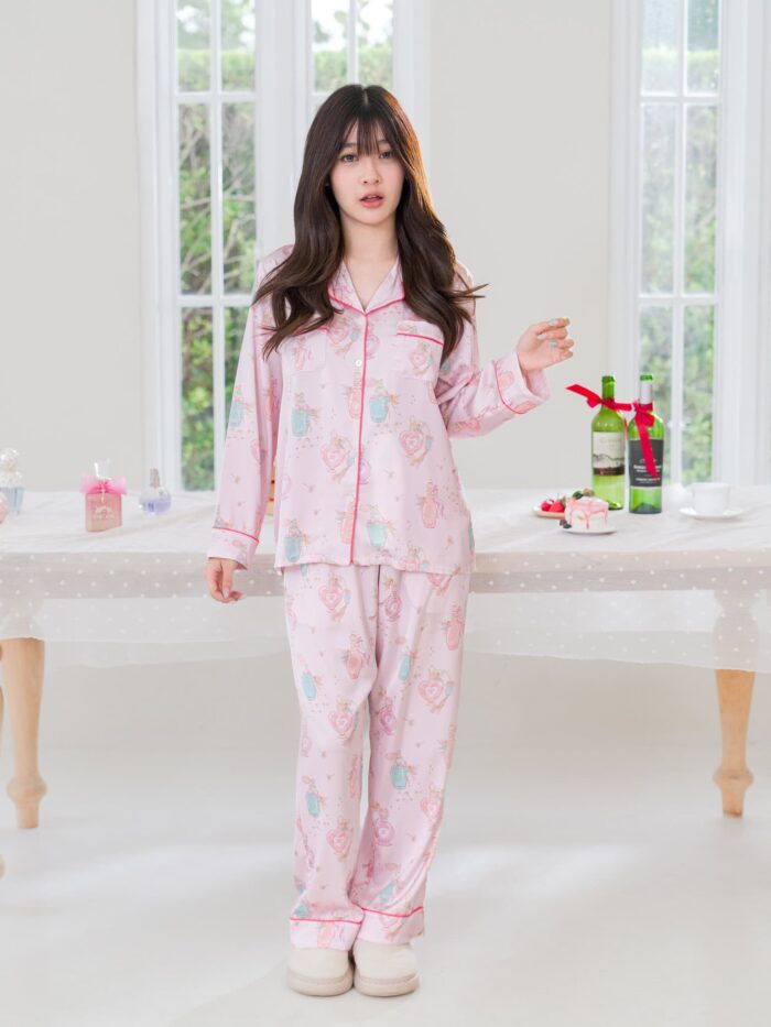 ชุดนอน LovelyNight แขนยาว-ขายาว Perfume B27 - Image 10