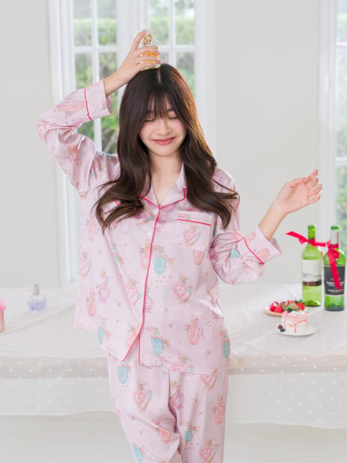 ชุดนอน LovelyNight แขนยาว-ขายาว Perfume B27 - Image 9