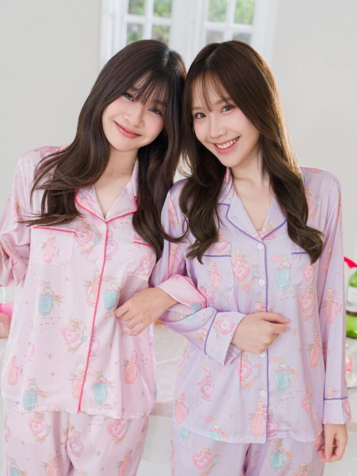ชุดนอน LovelyNight แขนยาว-ขายาว Perfume B27 - Image 4
