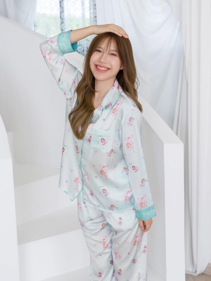 ชุดนอน LovelyNight แขนยาว-ขายาว Little Angel B28 - Image 6
