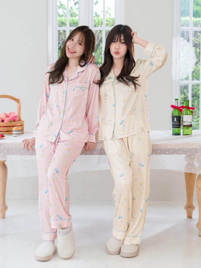 ชุดนอน LovelyNight แขนยาว-ขายาว Cozy Duck B30