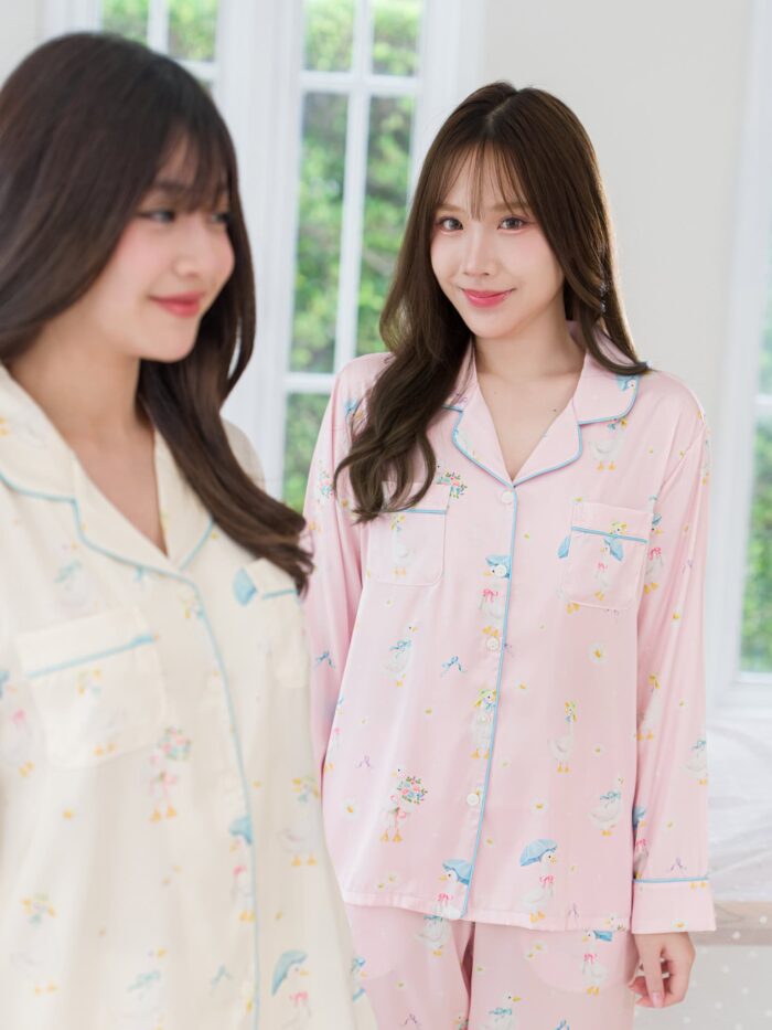ชุดนอน LovelyNight แขนยาว-ขายาว Cozy Duck B30 - Image 4