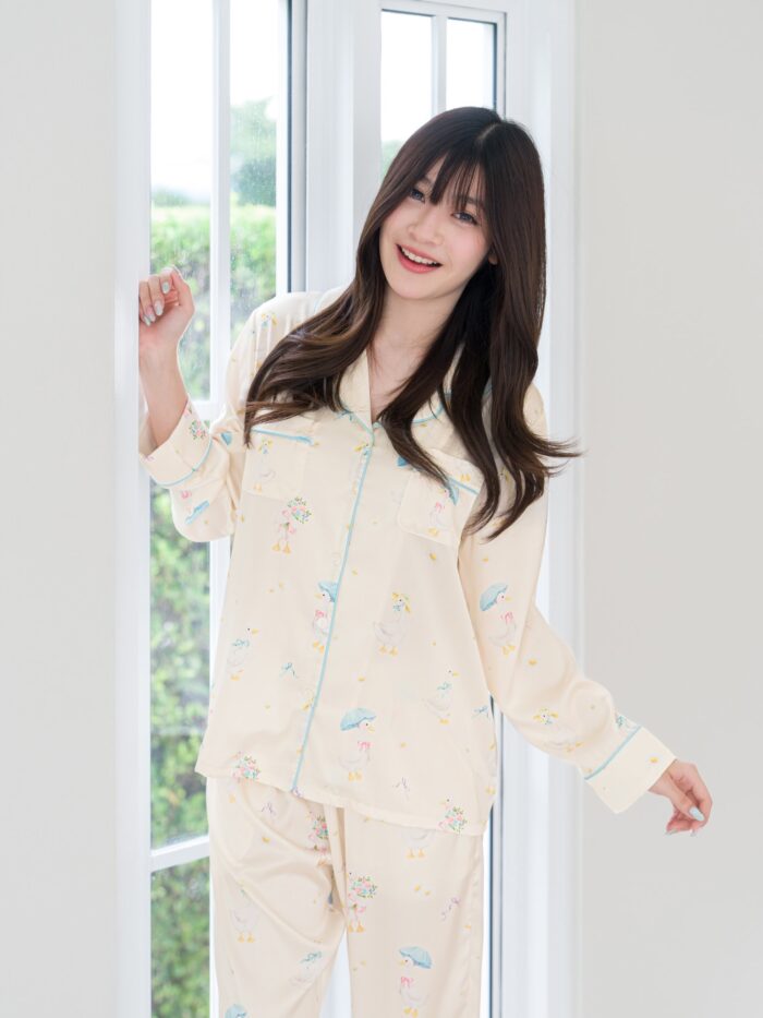 ชุดนอน LovelyNight แขนยาว-ขายาว Cozy Duck B30 - Image 8