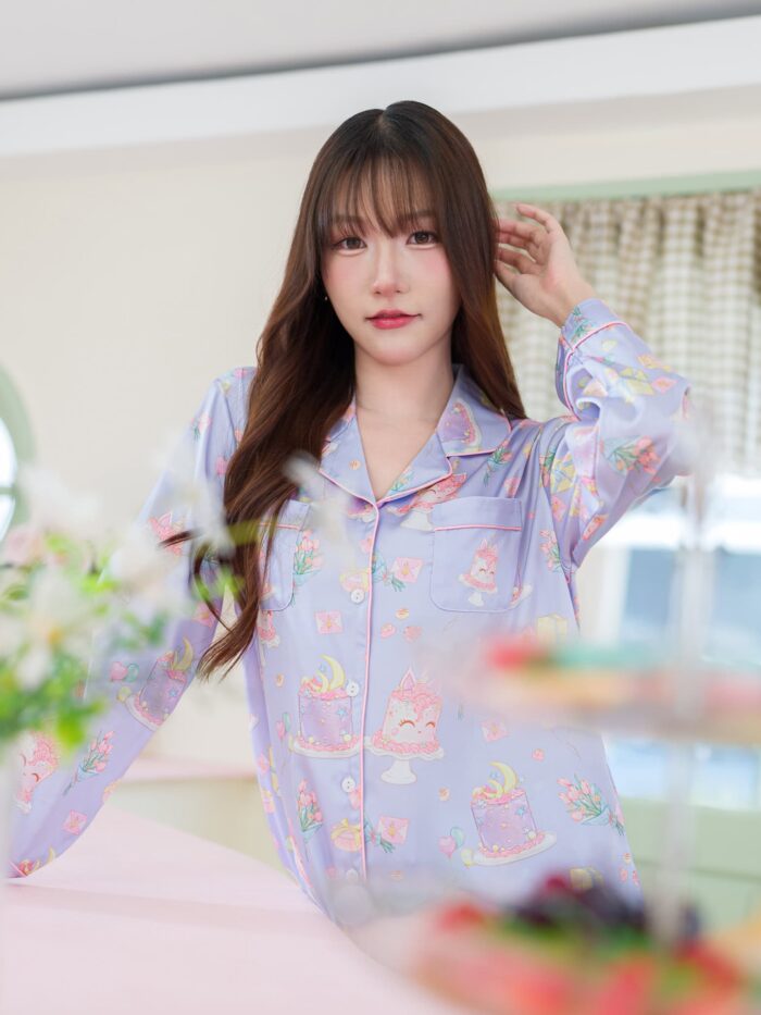 ชุดนอน LovelyNight แขนยาว-ขายาว Dreamy Cake B32 - Image 2