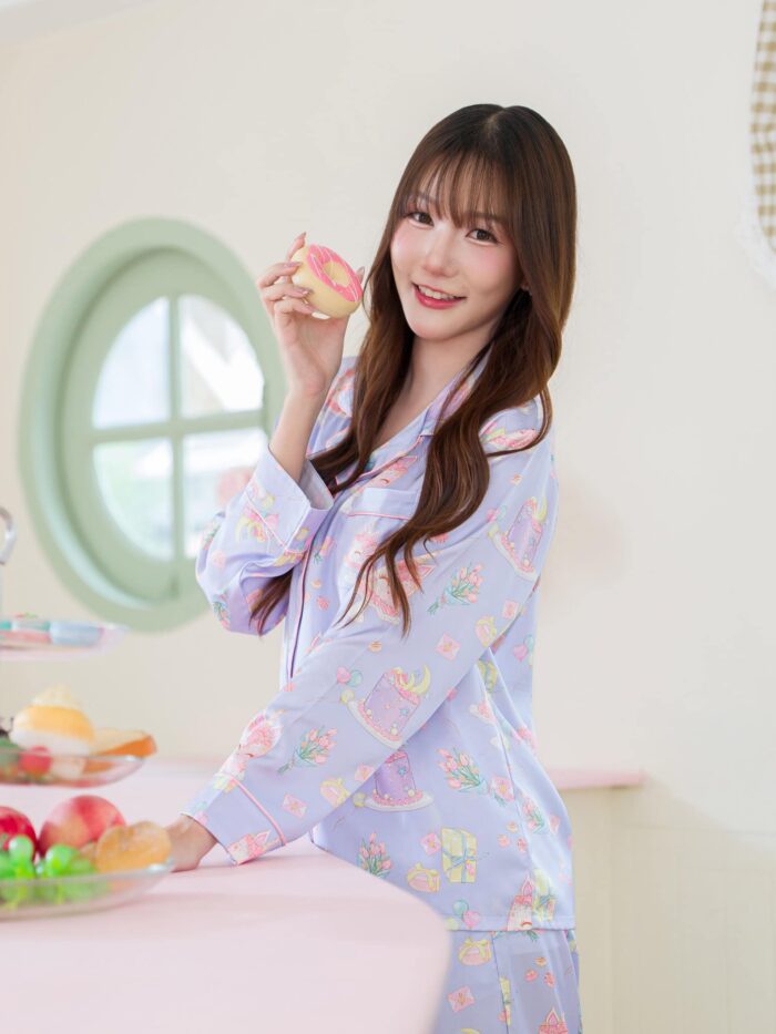 ชุดนอน LovelyNight แขนยาว-ขายาว Dreamy Cake B32 - Image 4