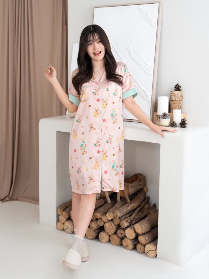ชุดนอน LovelyNight กระโปรง Teddy Bear C29 - Image 6
