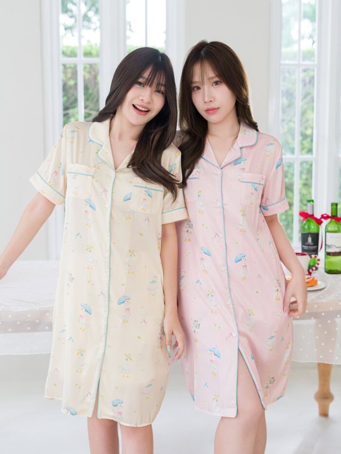 ชุดนอน LovelyNight กระโปรง Cozy Duck C30 - Image 3
