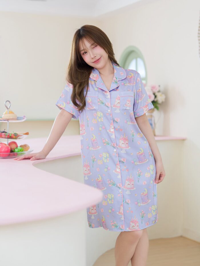 ชุดนอน LovelyNight กระโปรง Dreamy Cake C32
