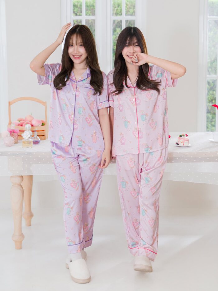 ชุดนอน LovelyNight แขนสั้น-ขายาว Perfume D27 - Image 11