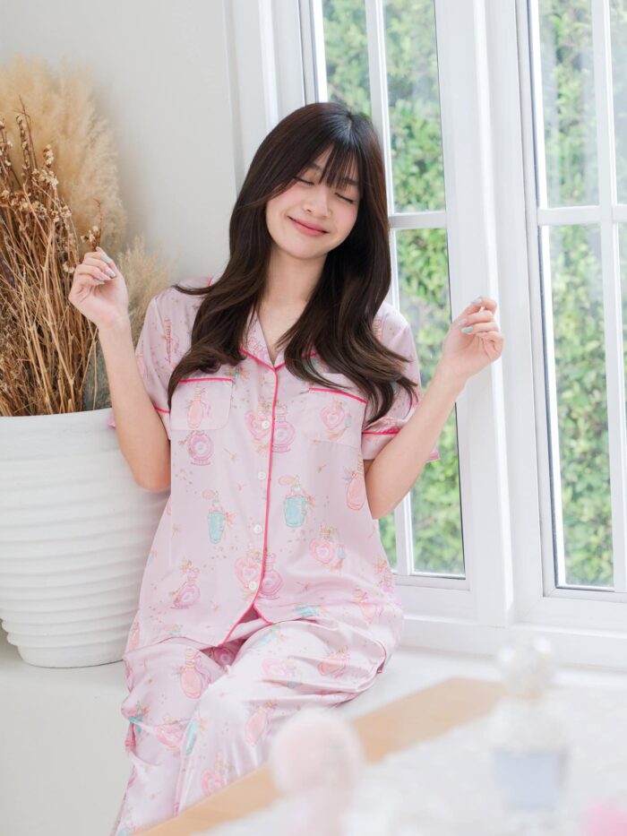 ชุดนอน LovelyNight แขนสั้น-ขายาว Perfume D27 - Image 7